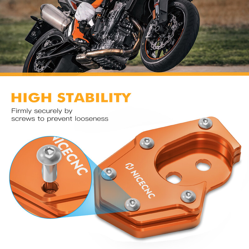 Pentru KTM 690 Enduro R 690 SMC R 2019-2023 Tampă de mărire suport lateral 790 890 Adventure Rally/R 2018-2023 1290 Adventure R 2021-2023