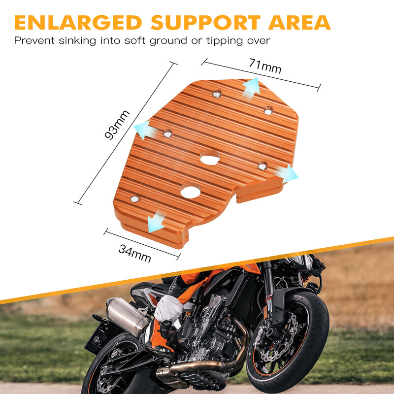 Pentru KTM 690 Enduro R 690 SMC R 2019-2023 Tampă de mărire suport lateral 790 890 Adventure Rally/R 2018-2023 1290 Adventure R 2021-2023
