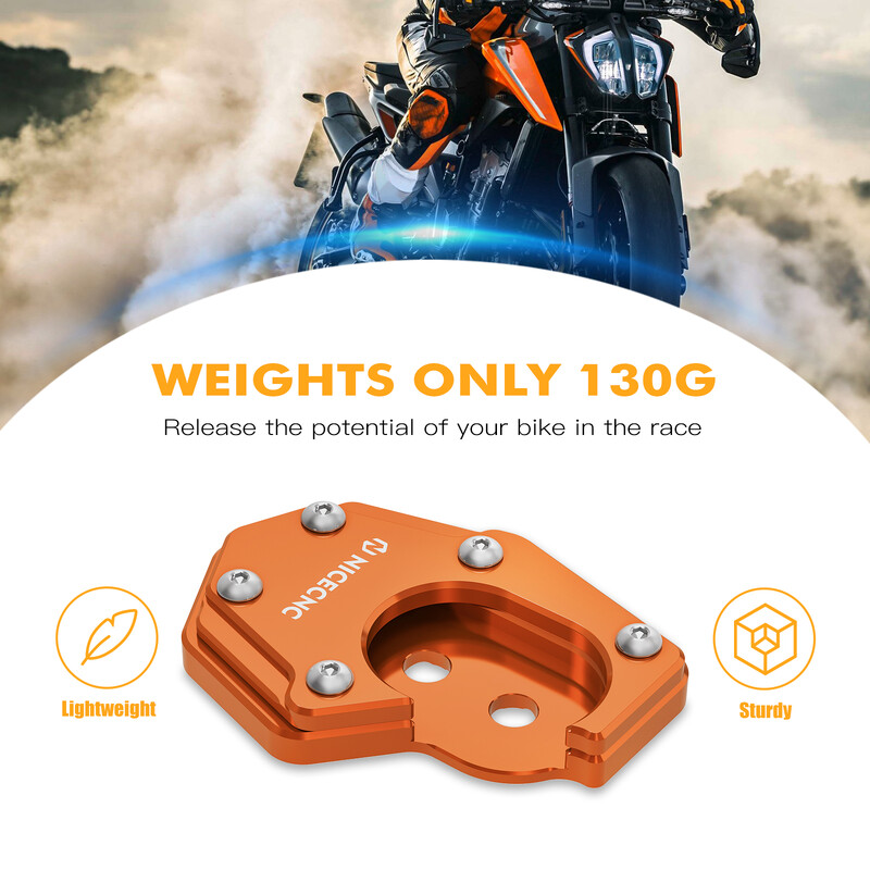 Pentru KTM 690 Enduro R 690 SMC R 2019-2023 Tampă de mărire suport lateral 790 890 Adventure Rally/R 2018-2023 1290 Adventure R 2021-2023