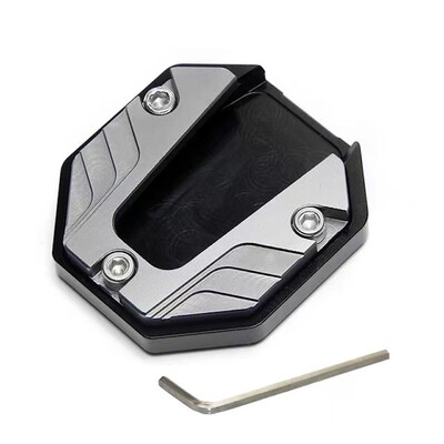 Motociklo atramos padas neslystantis padidintuvas pagrindo atramos prailginimo padidintuvas mopedo pėdos padas CNC aliuminio lydinys