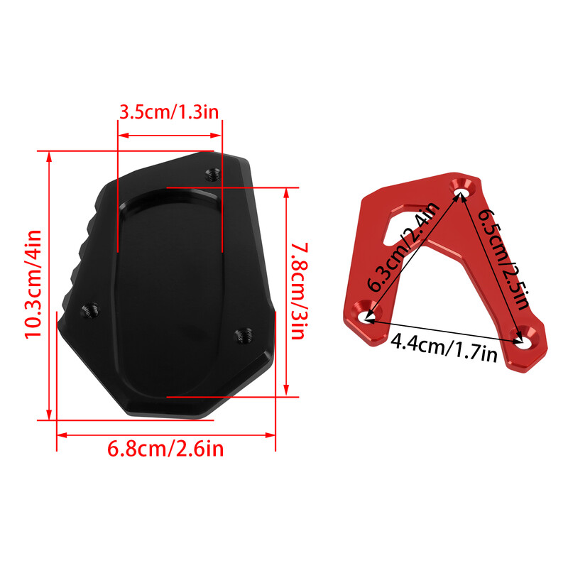 Motociklų priedai Atraminio stovo šoninio stovo prailginimo pėdos atrama, skirta SUZUKI GSXS 1000GT GSX-S 1000GT GSXS 1000 GT 2022–2023 m.