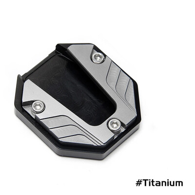 CNC aliuminio lydinio motociklo dviračio stovo ilgintuvas šoninio stovo prailginimo pagalvėlės atraminė plokštė Neslystanti padidinta bazė