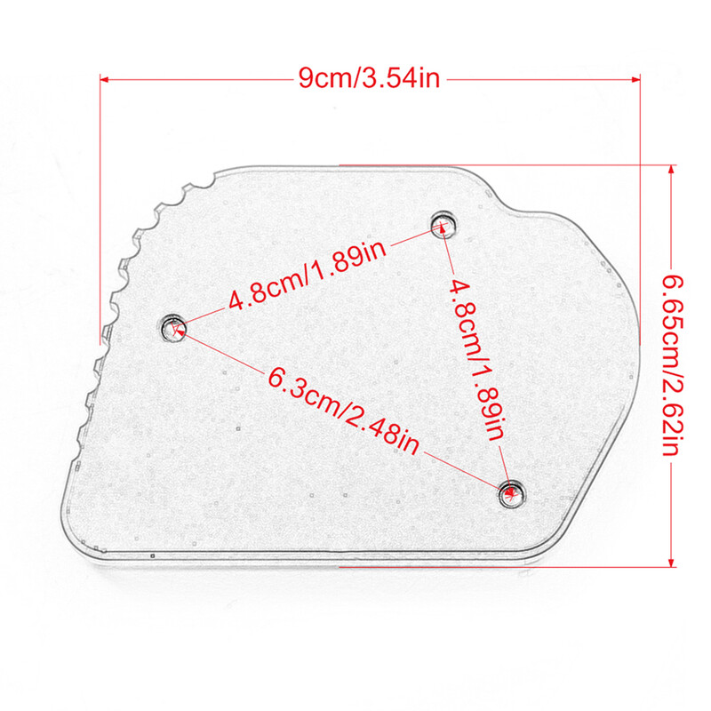 BMW R1250 GS R1250GS R 1250 GS ADV visu gadu motocikla CNC statņa pagarinājuma paliktņa sānu statīva palielinātāja plāksnei