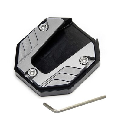 Šoninis stovas, didelis pėdų pagalvė Motociklo šoninio atmušimo stovo pagalvėlė Parkavimo plokštės pagrindo pėdos prailginimo pagalvėlė motociklo atrama