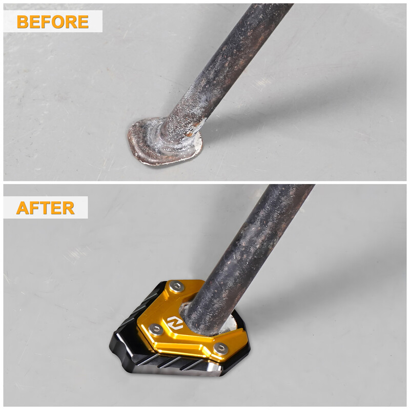 NICECNC motociklo atraminio stovo šoninio stovo trinkelės prailginimas, skirtas Suzuki DRZ400S 2000-2024 DRZ400SM 2005-2024 DRZ 400S 400SM priedai