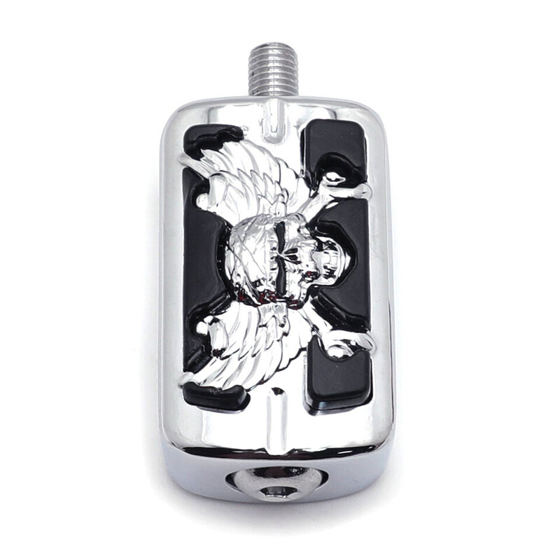 Papildomos rinkos Zombie FootPeg perjungimo kaištis, skirtas Harley Davidson Street Bob FXDB SuperLow 1200 Tri Glide Ultra motociklų dalims Chrome