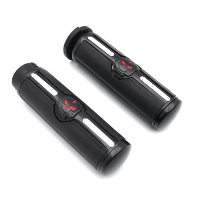 Skirta Harley Davidson 1996-Vėliau VRSC XL XR Dyna Softail YAMAHA Kawasaki Classic motociklų dalių kaukolės 1" rankenos