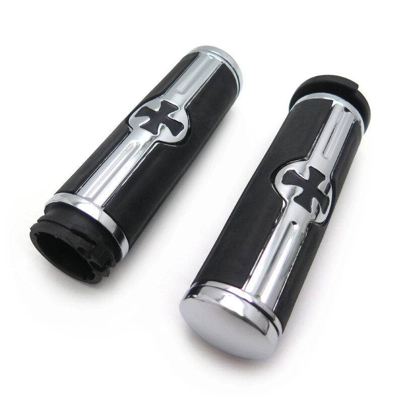 Skirta Harley Davidson 1996-Vėliau VRSC XL XR Dyna Softail YAMAHA Kawasaki Classic motociklų dalių kaukolės 1" rankenos