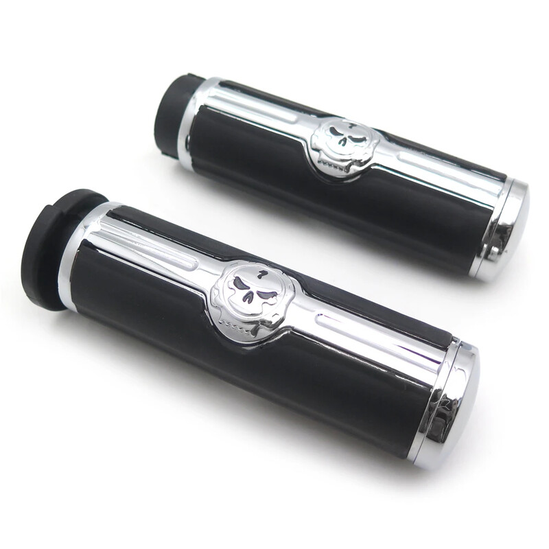 Skirta Harley Davidson 1996-Vėliau VRSC XL XR Dyna Softail YAMAHA Kawasaki Classic motociklų dalių kaukolės 1" rankenos