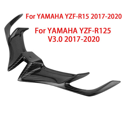 Преден обтекател на мотоциклет Winglet Cover за YAMAHA YZF-R125 V3.0 Yamaha YZF-R15 2017-2020 Преден обтекател Аеродинамичен капак на крилото