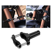 Universāls stiprinājuma kronšteins motocikla buferim, modificēts priekšējo lukturu statīva prožektora pagarinājuma staba rāmja atbalsta pagarinājuma kronšteins