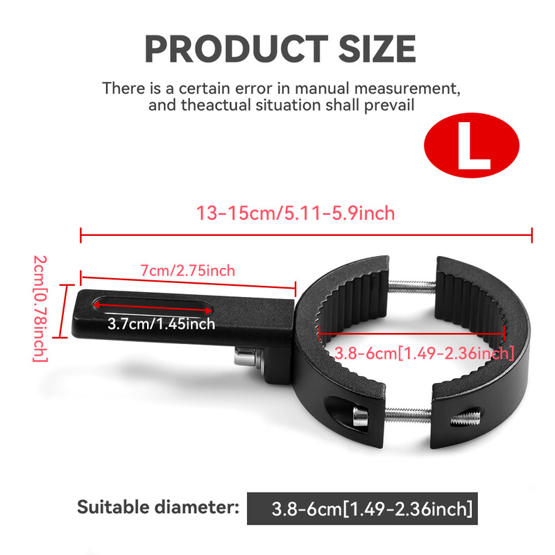 Motociklų LED priekinių žibintų spaustukų laikikliai, vamzdžių spaustukų tvirtinimo rinkinys, skirtas motociklų prožektoriams arba rūko žibintų tvirtinimo motociklų priedams
