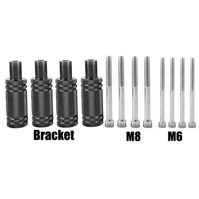 Motocikla prožektoru kronšteins alumīnija sakausējuma motocikla priekšējais dubļusargs priekšējais lukturis fiksētais kronšteins ārējā modifikācijas piederumi