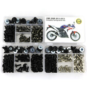 Piemērots Honda CBR 250R CBR250R 2011 2012 2013 Virsbūves skrūves Motocikla Pilns apvalks Skrūvju komplekts Skavas Uzgriežņi Tērauds