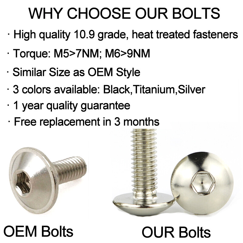 Piemērots Honda CBR 250R CBR250R 2011 2012 2013 Virsbūves skrūves Motocikla Pilns apvalks Skrūvju komplekts Skavas Uzgriežņi Tērauds