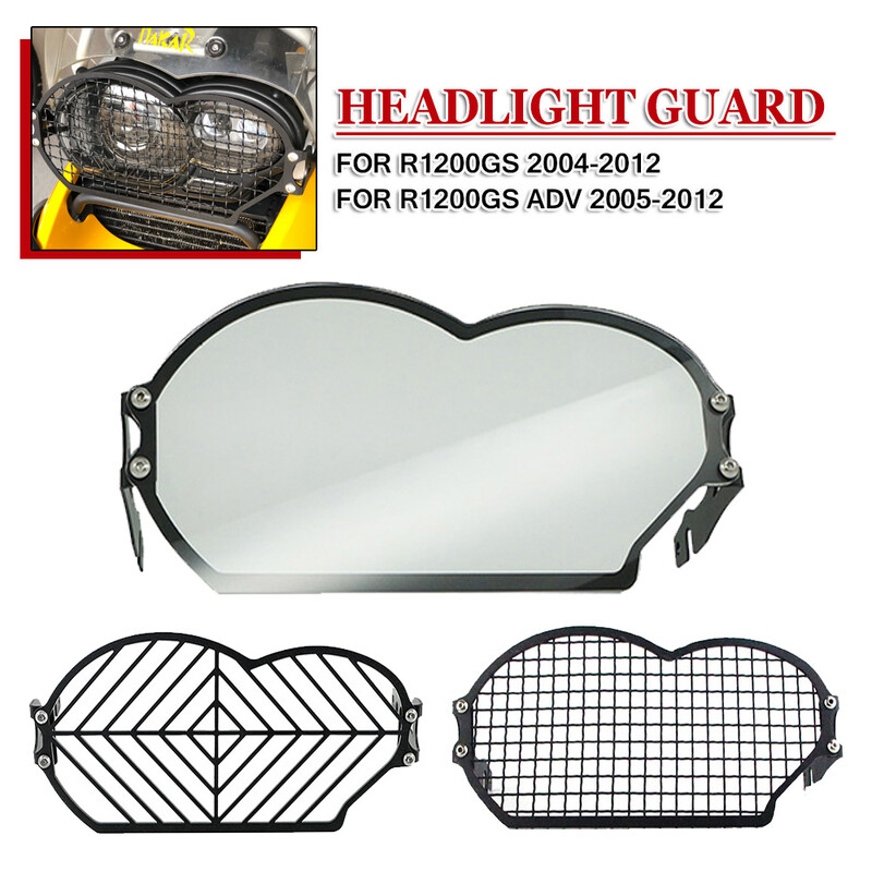 Priekinių žibintų apsaugos grotelių apsaugos dangtelis, skirtas BMW R1200GS Adventure R 1200 GS R1200 ADV 2004-2012 Motociklo priekinių žibintų apsauga