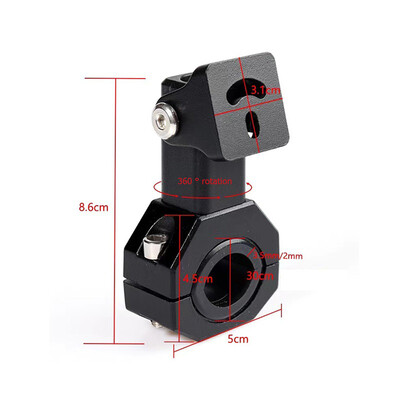 Motociklų LED priekinių žibintų spaustukų laikikliai, vamzdžių gnybtų tvirtinimo rinkinys, skirtas motociklų prožektoriams, rūko žibintų tvirtinimo motociklų priedai