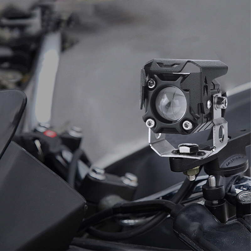 Motociklų LED priekinių žibintų spaustukų laikikliai, vamzdžių gnybtų tvirtinimo rinkinys, skirtas motociklų prožektoriams, rūko žibintų tvirtinimo motociklų priedai