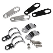 2vnt motociklų priedai Moto posūkio signalo žibintų laikiklis Universalus amortizatoriaus tvirtinimo laikikliai Šakės ausų spaustukai posūkio signalo laikiklis