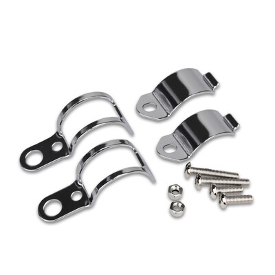 2vnt motociklų priedai Moto posūkio signalo žibintų laikiklis Universalus amortizatoriaus tvirtinimo laikikliai Šakės ausų spaustukai posūkio signalo laikiklis