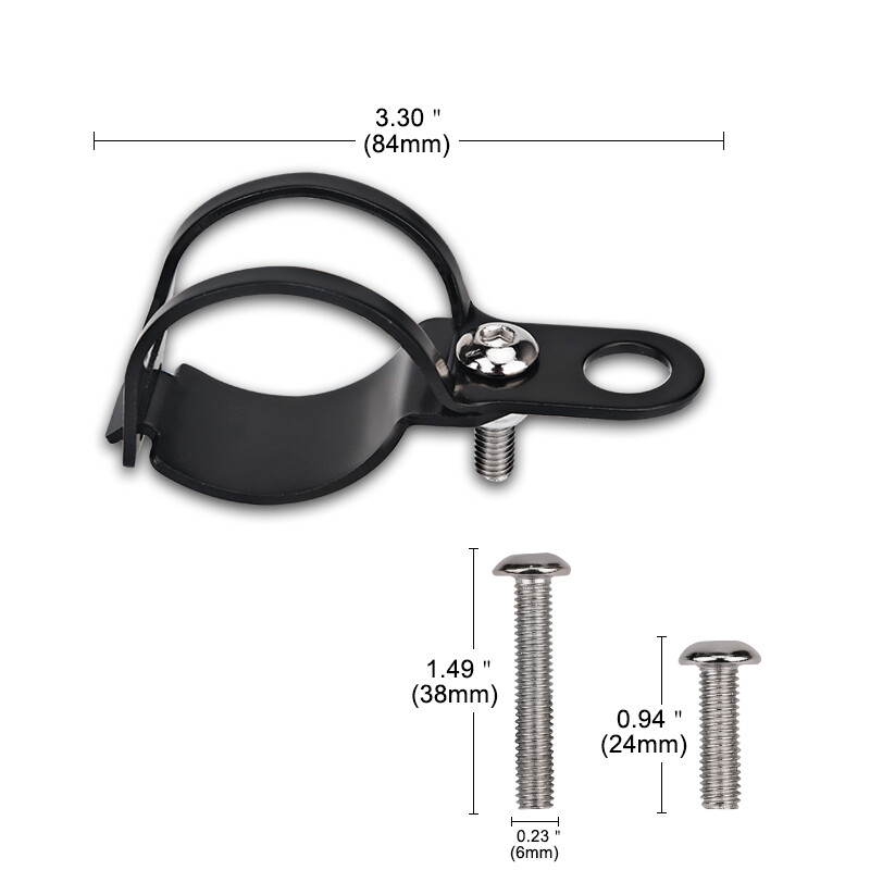 2vnt motociklų priedai Moto posūkio signalo žibintų laikiklis Universalus amortizatoriaus tvirtinimo laikikliai Šakės ausų spaustukai posūkio signalo laikiklis