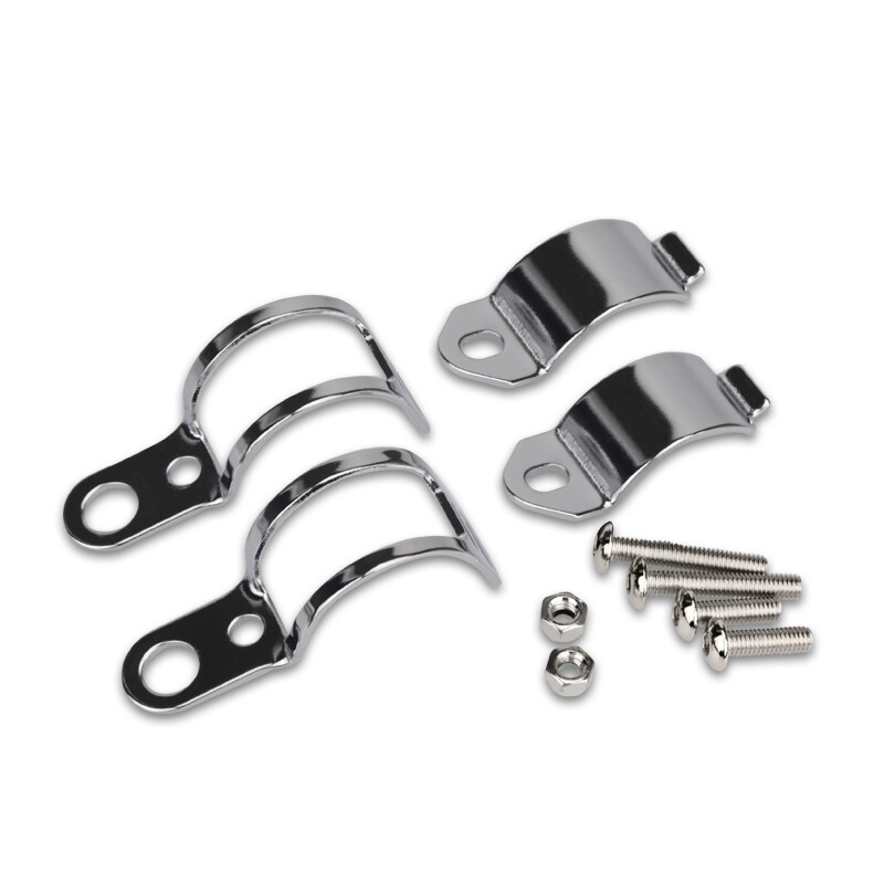 2vnt motociklų priedai Moto posūkio signalo žibintų laikiklis Universalus amortizatoriaus tvirtinimo laikikliai Šakės ausų spaustukai posūkio signalo laikiklis