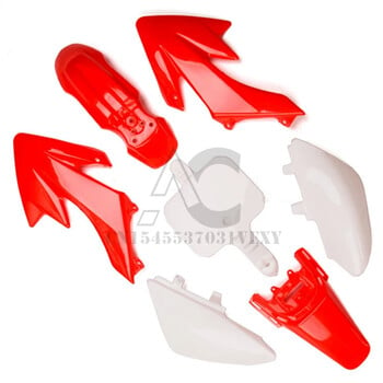 Διάφορα χρώματα Honda Fairing Body Kit Plastic Mudguard για Honda XR50 CRF50 50/70/90/110/125CC Pit Dirt Bike