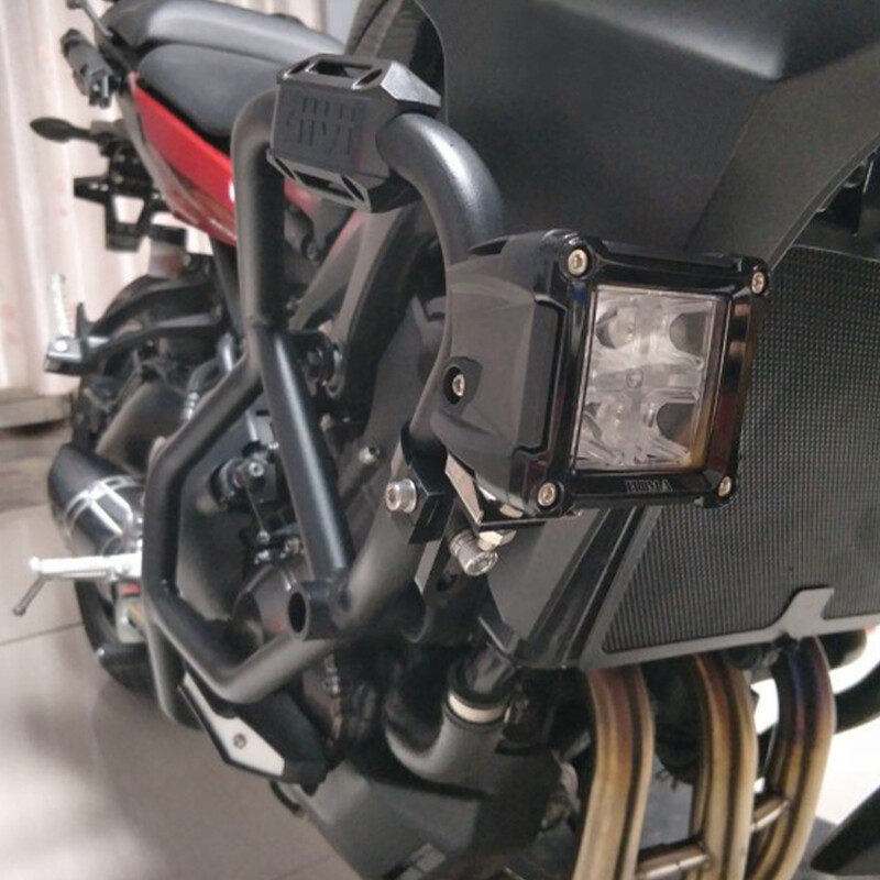 Motociklo priekinių žibintų prožektorių laikiklis universalus motociklo rūko žibinto laikiklis šakės ausų smulkintuvas priekinių žibintų laikiklis motos aksesuarai