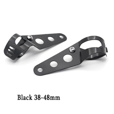 Suport pentru faruri pentru motocicletă Furcă Tocător de urechi Suport far pentru motociclete Motor reglabil 27-36mm 38-48mm Universal
