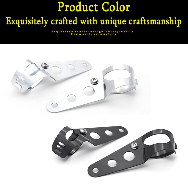 Suport pentru faruri pentru motocicletă Furcă Tocător de urechi Suport far pentru motociclete Motor reglabil 27-36mm 38-48mm Universal
