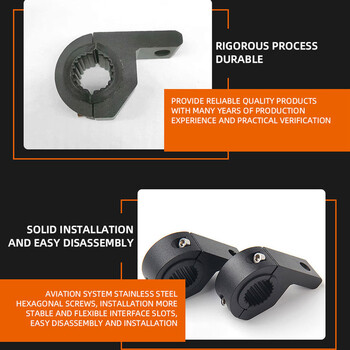 Мотоциклетни фарове поддържат скоби за фарове от алуминиева сплав мотоциклетни фарове за мъгла стойка мото лампа държач за светлина аксесоари