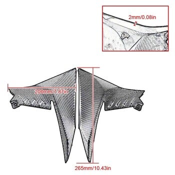 2023 Z 900 Μοτοσικλέτα Fairing Part Plastic Fairing Πάνελ καλύμματος καλοριφέρ Πλαίσιο σασί καμπίνας προστασίας για Kawasaki Z900 2020-2024