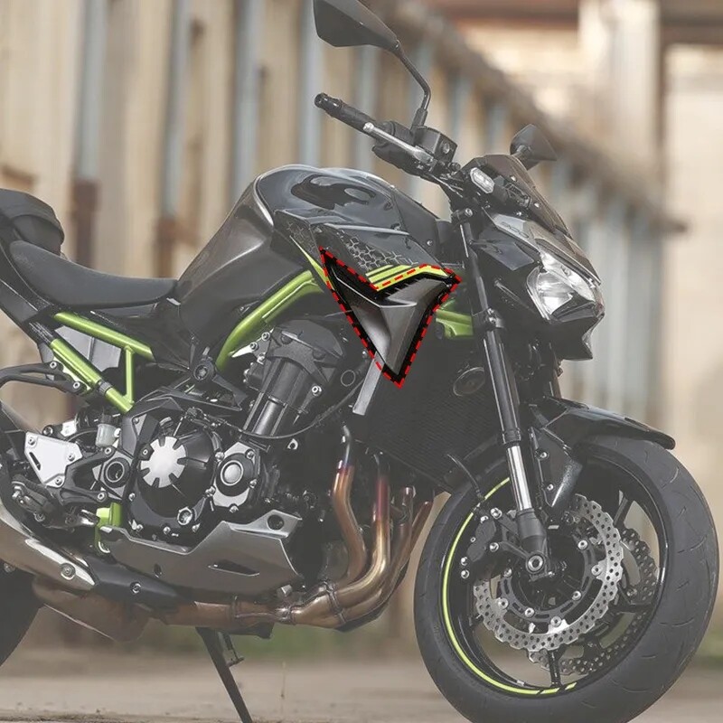 2023 Z 900 Motociklo dangtelio dalis Plastikinio gaubto radiatoriaus dangčio skydo važiuoklės kabinos apsaugos apsauga, skirta Kawasaki Z900 2020–2024 m.