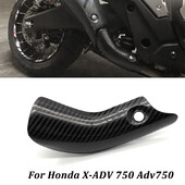 Vhodné pre výfukový systém Honda X-ADV Adv750, stredná spojovacia rúrka z uhlíkových vlákien, tepelný štít, ochranný kryt, ochrana proti obareniu