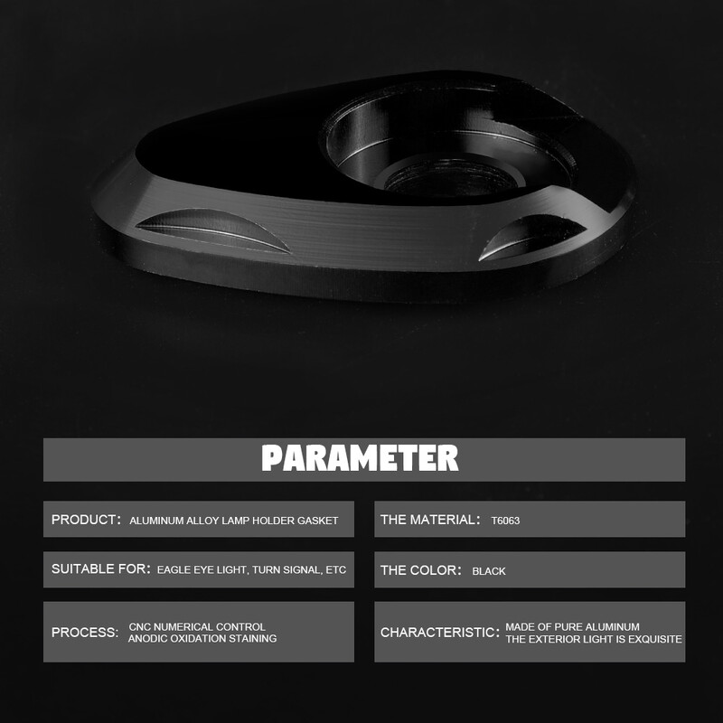 2 buc. Adaptor indicator de semnalizare CNC pentru motociclete Distanțiere Refit pentru Yamaha YZF R6 R1 1998-2012 FZ1 FZ6 FZ6R FZ8 XJ6 Ninja 650R