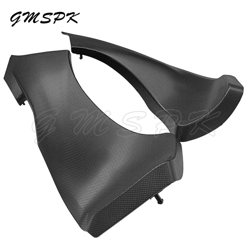 ABS plastikas, nedažytas juodas priekinis vamzdis, šoninis oro kanalo dangtelio gaubtas, tinka KAWASAKI Ninja ZX6R ZX636 2005 2006 m.