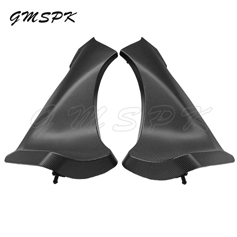 ABS plastikas, nedažytas juodas priekinis vamzdis, šoninis oro kanalo dangtelio gaubtas, tinka KAWASAKI Ninja ZX6R ZX636 2005 2006 m.
