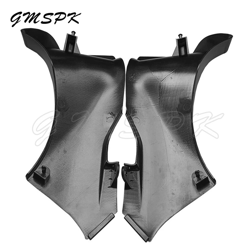 ABS plastikas, nedažytas juodas priekinis vamzdis, šoninis oro kanalo dangtelio gaubtas, tinka KAWASAKI Ninja ZX6R ZX636 2005 2006 m.