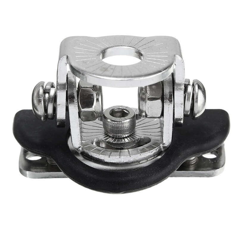 Nerūdijančio plieno statramsčio gaubto automobilio tvirtinimo kronšteino spaustuko laikiklis 304 visureigio LED darbinio žibinto juostos priekinio žibinto laikiklis