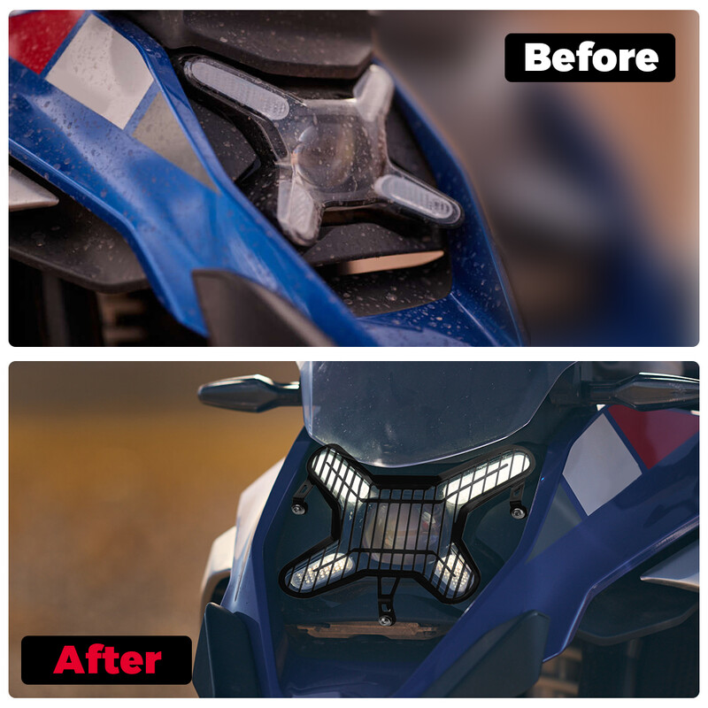 Priekinių žibintų apsaugos dangtelio apsauga, skirta BMW R1300GS R 1300GS 2023 2024 priekinių žibintų grotelių apsauginiai motociklo priedai