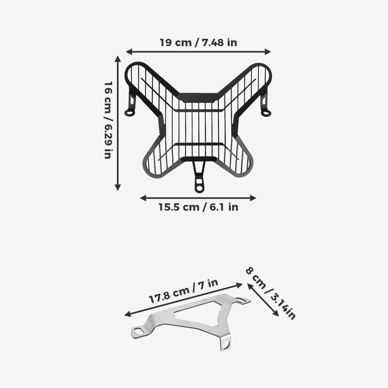 Priekinių žibintų apsaugos dangtelio apsauga, skirta BMW R1300GS R 1300GS 2023 2024 priekinių žibintų grotelių apsauginiai motociklo priedai