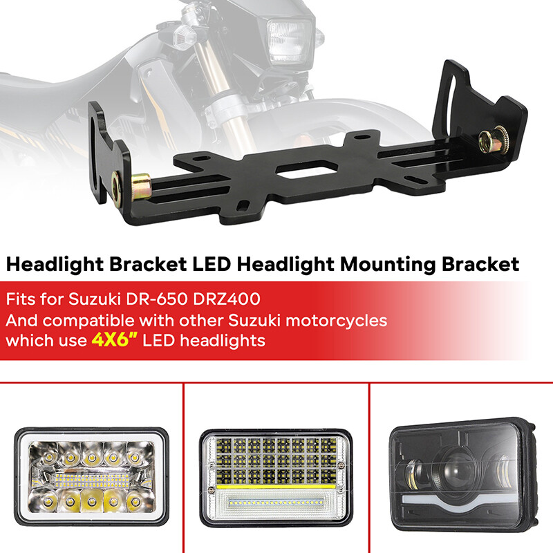 Suport de montare faruri pentru motociclete DR-650 DRZ400 LED pentru SUZUKI DR 650 4x6 Drz400 DRZ-400 Suport din aluminiu pentru faruri