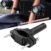 Suport pentru motocicletă Clemă de montare pentru bara de protecție Suport de montare pentru faruri pentru motociclete Suport reglabil pentru lumină cu LED Extensie de suport