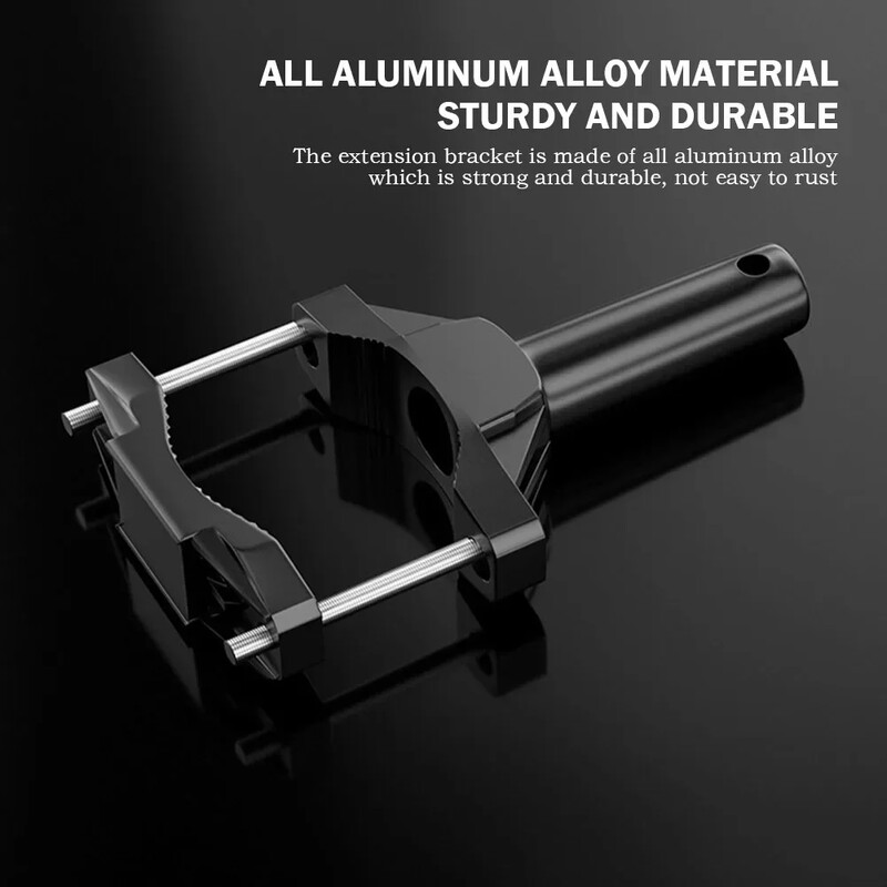 Suport pentru motocicletă Clemă de montare pentru bara de protecție Suport de montare pentru faruri pentru motociclete Suport reglabil pentru lumină cu LED Extensie de suport