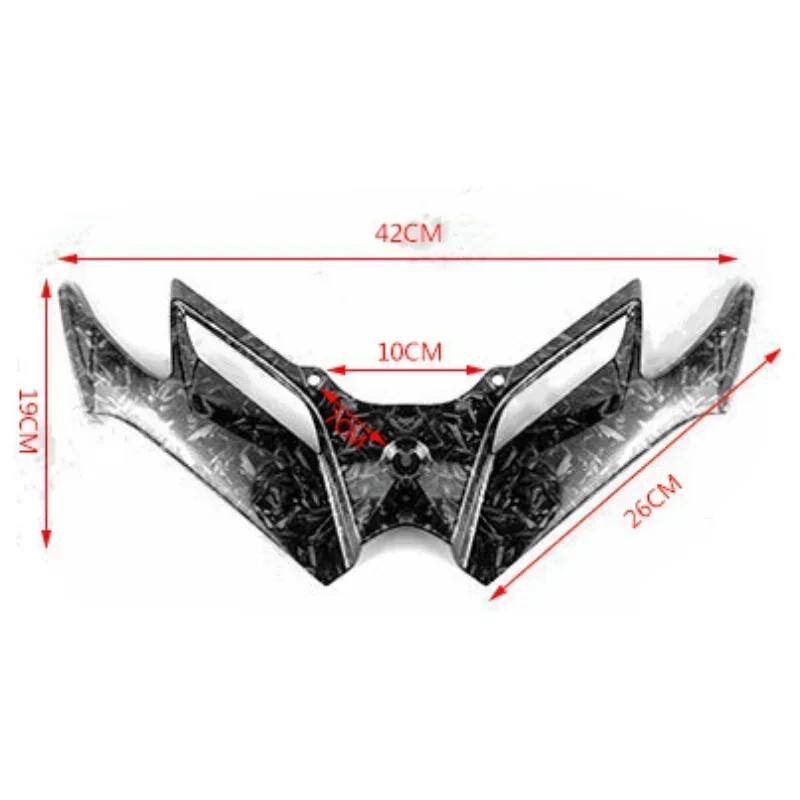 Motociklo sparnų aerodinaminis sparnų komplektas, skirtas „Ninja 300/ 250 EX300“, skirtas motociklų priedams, spoileris „ForKawasaki“