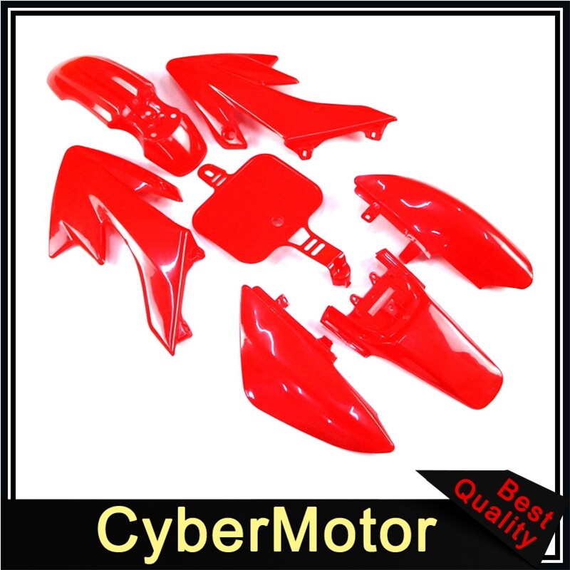 Plastikiniai sparnų kėbulo komplektai, skirti Honda XR50 CRF50 Pit Dirt Bike SSR Thumpstar YCF Stomp Coolster Pitsterpro 50cc-160cc