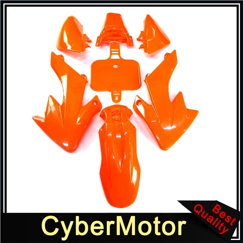 Plastikiniai sparnų kėbulo komplektai, skirti Honda XR50 CRF50 Pit Dirt Bike SSR Thumpstar YCF Stomp Coolster Pitsterpro 50cc-160cc
