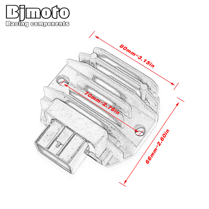 Įtampos reguliatoriaus lygintuvas skirtas CFMOTO 800 Adventura MT IBEX Sport Touring 2002 2003 2004 6WWV-177000-5000-M1