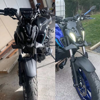 Κατάλληλο για YAMAHA MT-07 MT07 MT 07 SP 2021 2022 23 24 Μοτοσικλέτα Sport Downforce Naked Forntal Spoilers Aerodynamic Wing Deflector