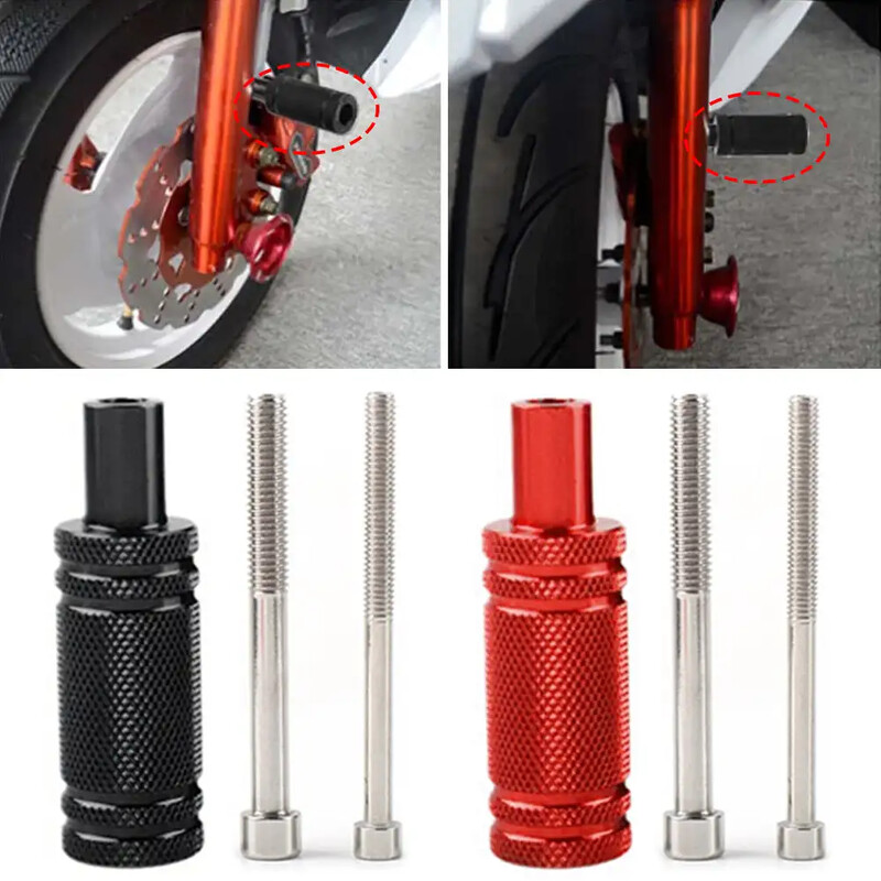 Motociklo priekinių žibintų tvirtinimo laikikliai Reguliuojami sparno laikiklio stulpo atramos pagrindai M8 M6 varžtais rūko žibintų tvirtinimo stovo priedai